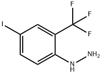 (4-Iodo-2-trifluoromethyl-phenyl)-hydrazine 结构式