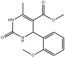 methyl 2-hydroxy-6-(2-methoxyphenyl)-4-methyl-1,6-dihydropyrimidine-5-carboxylate 结构式