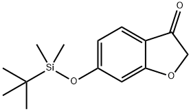 6-((tert-butyldimethylsilyl)oxy)benzofuran-3(2H)-one 结构式