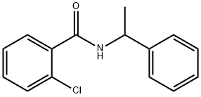 2-chloro-N-(1-phenylethyl)benzamide 结构式