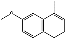 6-methoxy-4-methyl-1,2-dihydronaphthalene 结构式