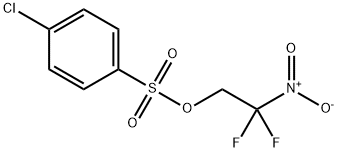 2,2-difluoro-2-nitroethyl 4-chlorobenzenesulfonate 结构式