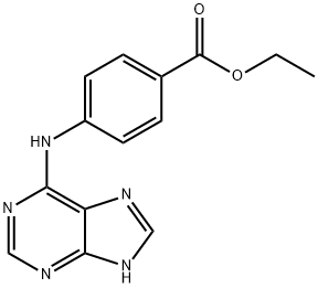 ethyl 4-(7H-purin-6-ylamino)benzoate 结构式