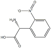 R-2-硝基苯甘氨酸 结构式
