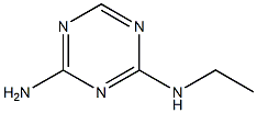 N2-乙基-1,3,5-三嗪-2,4-二胺 结构式