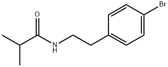 N-(4-硝基苯乙基)异丁酰胺 结构式