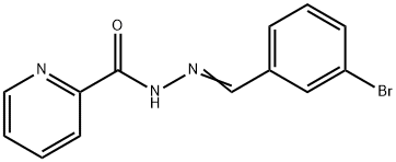 N'-(3-bromobenzylidene)-2-pyridinecarbohydrazide 结构式