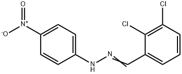 (1Z)-1-(2,3-dichlorobenzylidene)-2-(4-nitrophenyl)hydrazine 结构式