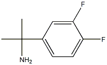 2-(3,4-二氟苯基)丙烷-2-胺 结构式