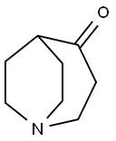 1-azabicyclo[3.2.2]nonan-4-one 结构式