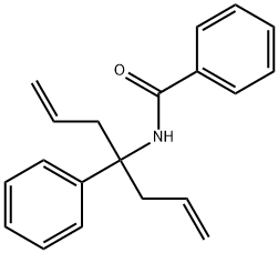 N-(1-allyl-1-phenyl-3-buten-1-yl)benzamide 结构式