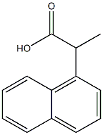 2-(NAPHTHALEN-1-YL)PROPANOIC ACID 结构式