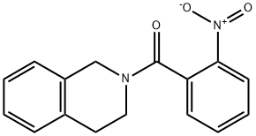 3,4-dihydroisoquinolin-2(1H)-yl(2-nitrophenyl)methanone 结构式