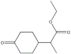 2-(4-氧代环己基)丙酸乙酯 结构式