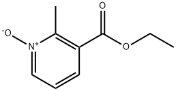 3-(ethoxycarbonyl)-2-methylpyridine 1-oxide 结构式