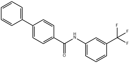 N-[3-(trifluoromethyl)phenyl]biphenyl-4-carboxamide 结构式