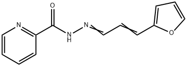 N'-[(1E,2Z)-3-(furan-2-yl)prop-2-en-1-ylidene]pyridine-2-carbohydrazide 结构式