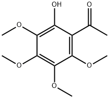 1-(2-羟基-3,4,5,6-四甲氧基苯基)乙-1-酮 结构式