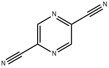 2,5-PYRAZINEDICARBONITRILE 结构式