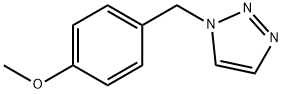 1-(4-甲氧基苄基)-1H-1,2,3-三唑 结构式