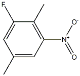 1-氟-2,5-二甲基-3-硝基苯 结构式