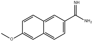 6-甲氧基-2-萘脒 结构式