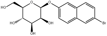 6-溴-2-萘基 BETA-D-吡喃甘露糖苷 结构式