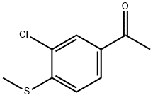 1-(3-氯-4-(甲硫基)苯基)乙-1-酮 结构式