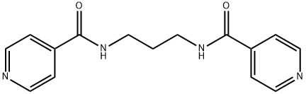 N,N'-propane-1,3-diyldipyridine-4-carboxamide 结构式