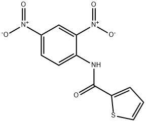 N-(2,4-dinitrophenyl)thiophene-2-carboxamide 结构式