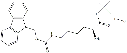 (S)-tert-Butyl6-((((9H-fluoren-9-yl)methoxy)carbonyl)amino)-2-aminohexanoatehydrochloride