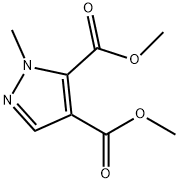 1-甲基-1H-吡唑-4,5-二羧酸二甲酯 结构式