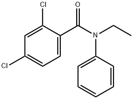 2,4-dichloro-N-ethyl-N-phenylbenzamide 结构式