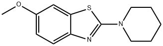 6-Methoxy-2-(piperidin-1-yl)benzo[d]thiazole 结构式