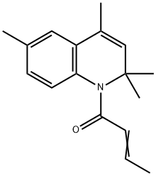 (2E)-1-(2,2,4,6-tetramethylquinolin-1(2H)-yl)but-2-en-1-one 结构式