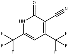 2-氧代-4,6-双(三氟甲基)-1,2-二氢吡啶-3-甲腈 结构式