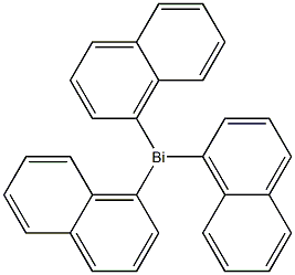 Tris(1-naphthalenyl)bismuth 结构式