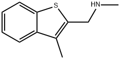 N-methyl-1-(3-methylbenzo[b]thiophen-2-yl)methanamine 结构式