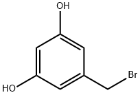 5-(溴甲基)-1,3-苯二酚 结构式