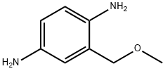 2-(甲氧基甲基)苯-1,4-二胺 结构式