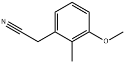 3-甲氧基-2-甲基苯乙腈 结构式