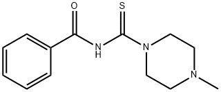 N-[(4-methyl-1-piperazinyl)carbonothioyl]benzamide 结构式