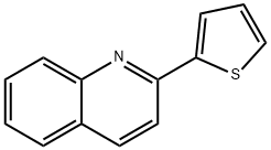 2-THIOPHEN-2-YLQUINOLINE 结构式