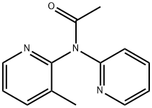 N-(3-Methylpyridin-2-yl)-N-(pyridin-2-yl)acetamide 结构式