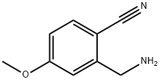 2-(氨甲基)-4-甲氧基苄腈 结构式