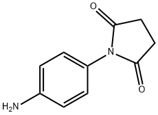 1-(4-氨基苯基)吡咯烷-2,5-二酮 结构式