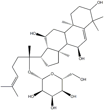 人参皂苷 RH7 结构式