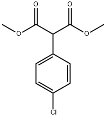 2-(4-氯苯基)丙二酸二甲酯 结构式