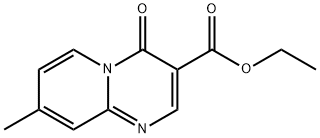 8-甲基-4-氧代-4H-吡啶并[1,2-A]嘧啶-3-羧酸乙酯 结构式