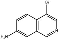 4-溴异喹啉-7-胺 结构式